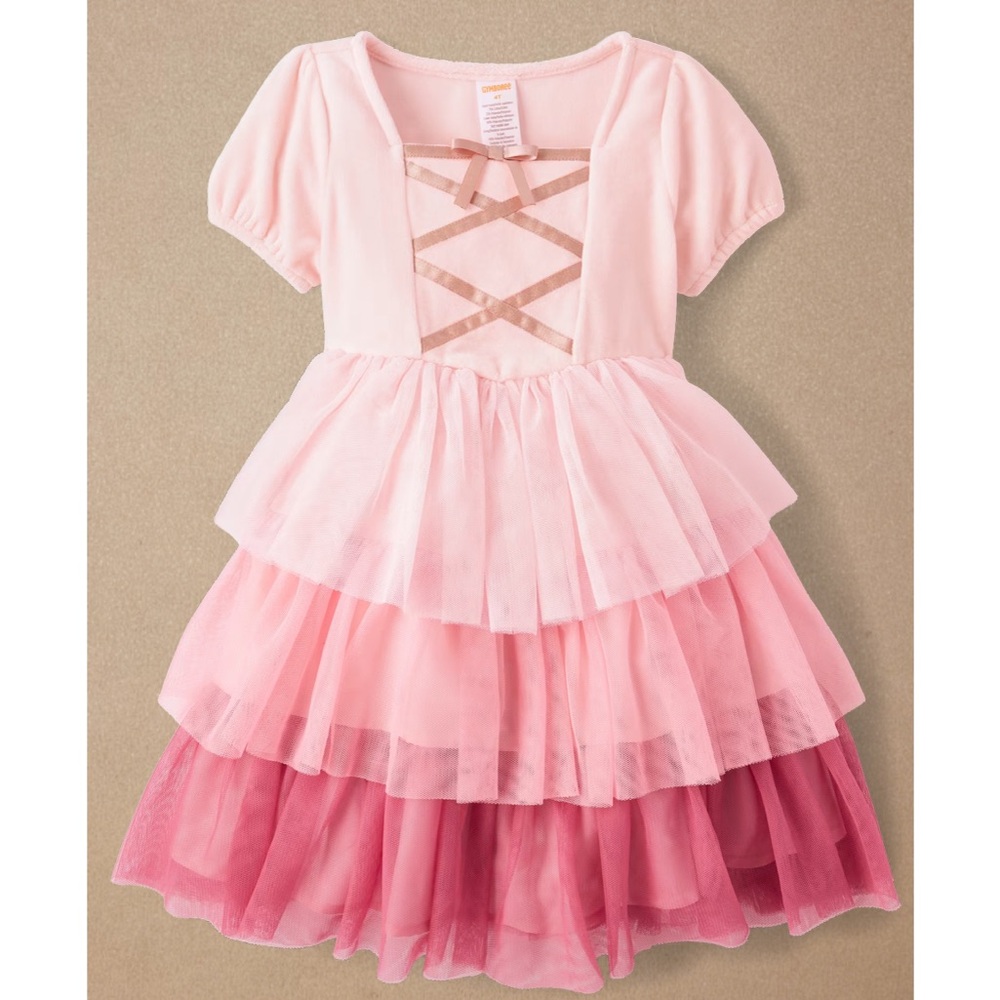 Gymboree ballerina pink tulle dress size 10